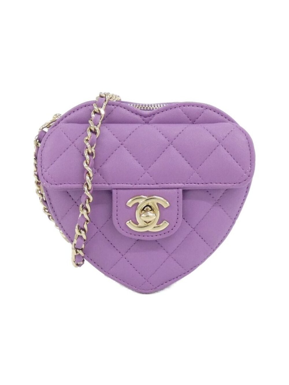 Chanel Shoulder Bag Purple